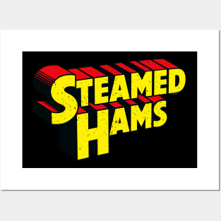 Comic Book Steamed Hams (Worn) Posters and Art